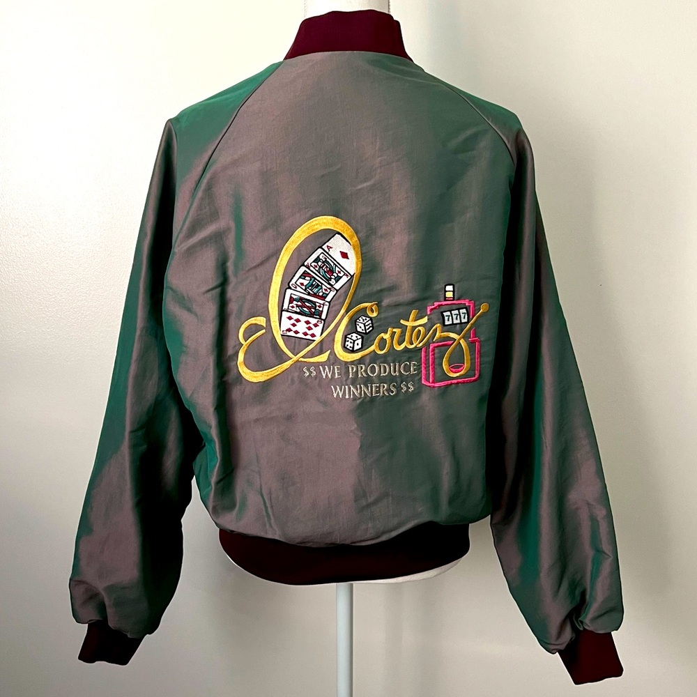 VTG Iconic Las Vegas Casino El Cortez iridescent jacket Size M